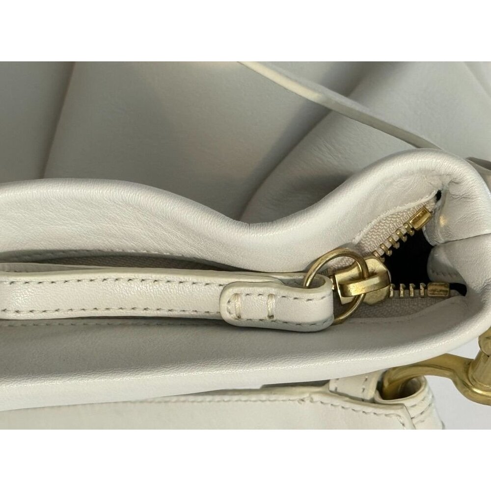 Coach Hampton White Hobo Shoulder Bag Gold tone Hardware NWOT - Picture 11 of 13